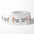 500pcs/roll 1 Inch Red Heart Thank You Sticker,Heart Stickers, Flower Stickers, Envelope Sealers, Thank You for Your Stickers.