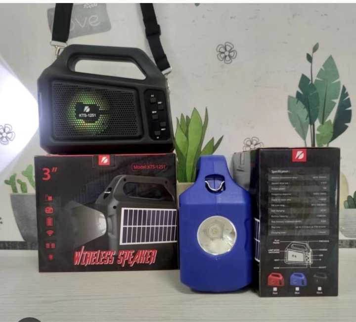 KTS1251 BT SOLAR SPEAKER BEST SOUND ORIGNAL QUALITY