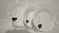PLATE SET 18 PCS NEW BONE CHINA. 