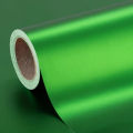 Premium Matte Chrome Green Metallic Vinyl Wrap Film Roll Self Adhesive Decal Sticker Car Wrapping Foil DIY Air-Release. 