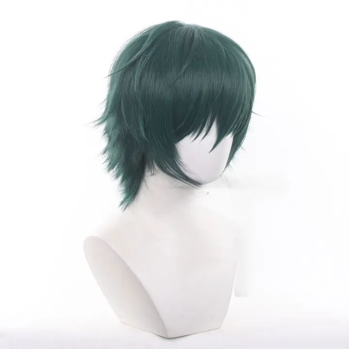 Anime%20Jujutsu%20Kaisen%20Maki%20Zenin%20Cosplay%20Wig%20Short%20Green%20Hair%20Glasses%20Shimetsu%20Kaiyuu%20Halloween%20Party%20-%20Image%203