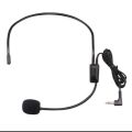 3.5 vocal wired headset Microphone for vice Amplifier Speaker Mike. 