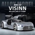 1:32 Mercedes Benz AMG Vision GT Supercar Alloy Metal Diecast Car Model Sound & Light Simulation Collectibles Gift . 