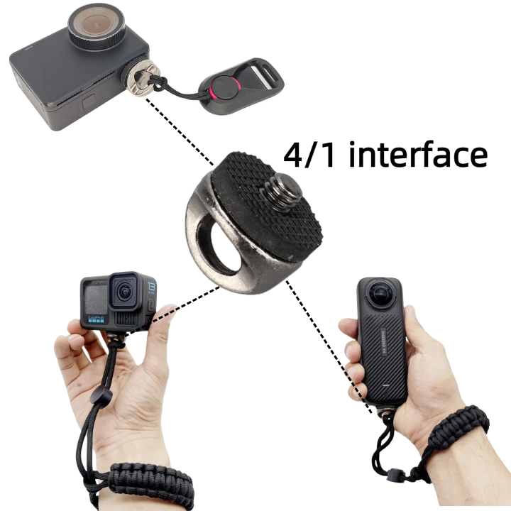 Wrist%20strap%20Anti-Lost%20weave%20with%201/4%20Screw%20for%20DSLR%20GO%20PRO%20Hero%2013%2012%2011%2010%20DJI%20OSMO%20Action%205%204%20Insta360%20X5%20Accessories%20-%20Image%204