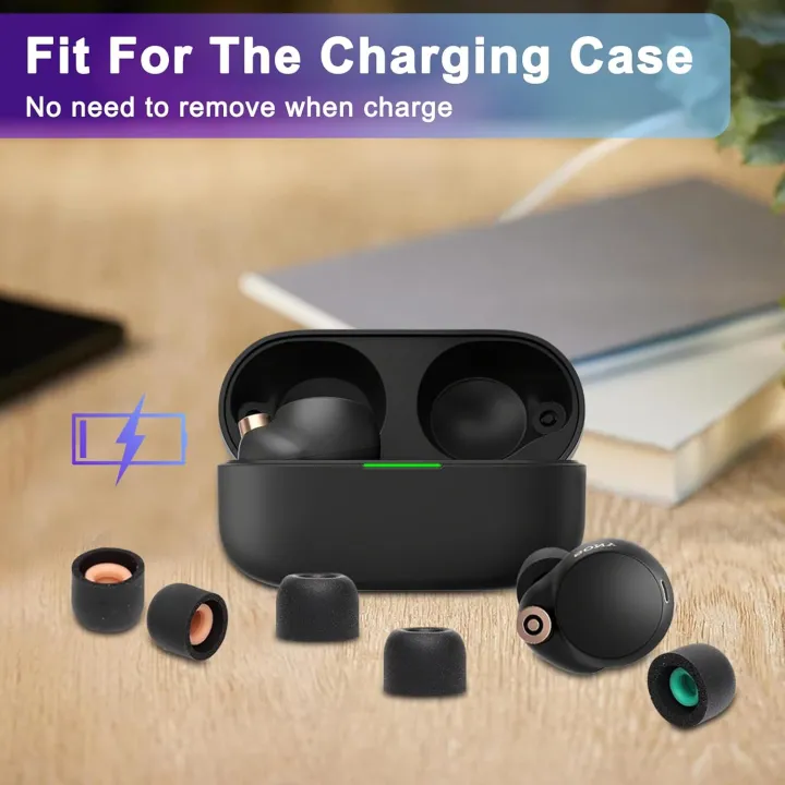 Memory%20Foam%20Ear%20Tips%20Replacement,%20Soft%20Comfort%20Earbuds%20Buds%20for%20%20WF-1000XM3%20WF-1000XM4,%20Anti-Slip%20Ear%20Piece%20Caps%20-%20Image%206