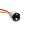 2 Wires 1157 Bulb Socket Connector BAY15D 1016 Bulb Socket Car Tail Brake Bulb Extension Socket Connector. 