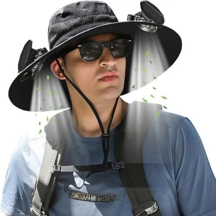 Outdoor%20Fishing%20Hat%20With%20Solar%20USB%20Charging%20Fan%20Male%20Cooling%20Hat%20Sunshade%20Fishing%20Hat%20For%20Outdoor%20Riding%20Hiking%20Fishing%20-%20Image%202