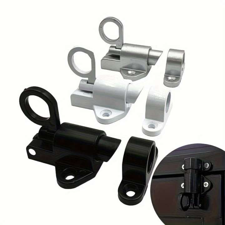 1 Pc Solid Aluminum Alloy Auto Spring Bolt - Self-Closing Latch Lock ...