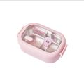 Steel Insulated Lunch Box Grade Compartment lunch box. 