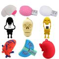 JASTER Skull USB Flash Drives 64GB Skeleton Memory Stick 32GB Red Heart Pen Drive 16GB Lung U Disk Creative Brain Pendrive.
