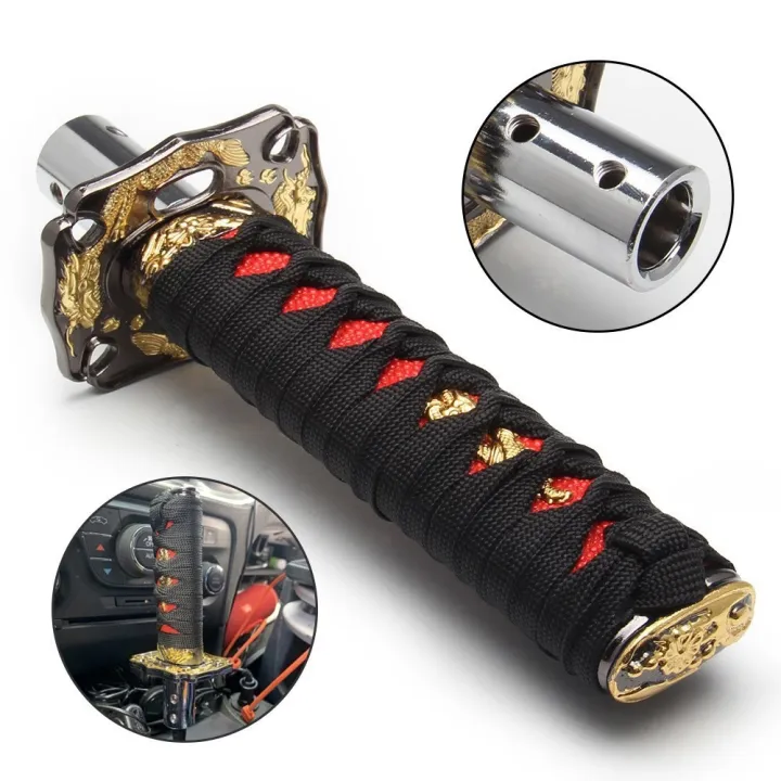 100/150/200mm%20JDM%20Katana%20Shift%20Knob%20Samurai%20Sword%20Gear%20Shifter%20Knob%20with%204%20Adapters%20Universal%20Fits%20Most%20Manual%20&%20Automatic%20Car%20-%20Image%204