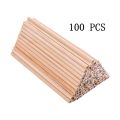 100Pcs/lot  HB Pencil Natural Hexagon Wooden Pencils Children Painting Drawing Sketch Writing Student Stationery Kid Supplies. 