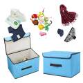 Storage Bag 6 pockets 6 Grids Washable Wardrobe Clothes Organizer, Jeans Compartment Storage Box, Clothes Drawer Mesh Separation Box, Portable Foldable Closet. 