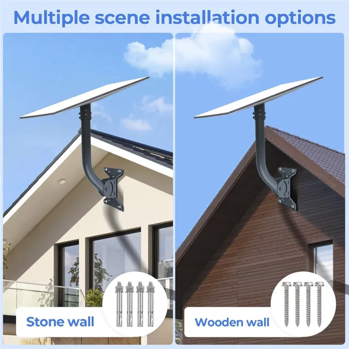 Gen%203%20Mount%20Kit%20for%20Starlink,%20360%C2%B0%20Adjustable%20Wall%20/Roof%20Antenna%20Mounting%20Bracket%20for%20V3%20V4%20Starlink%20Standard%20Dish%20-%20Image%203