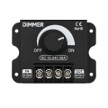 DC12‑24V 8A/30A Rotary LED Dimmer Switch Adjustable Brightness Controller for Car RV Boat Single‑Color LED Strip Light.