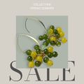 Highly beaded dangles lemon earrings for ladies more beautiful in reality. 