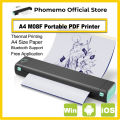 Phomemo M08F Wireless Thermal A4 Printer Bluetooth, Portable Label Maker for Home Office Shipping, Compatible iOS Android PC. 