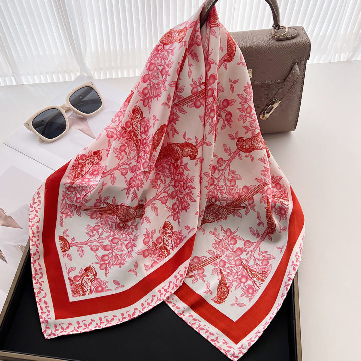 Imitation%20Silk%20Red%20Print%20Square%20Scarf%20For%20Women,%20Bandana%20Spring/Summer%20Luxury%20Scarf,Hair%20Head%20Band%20For%20Dressing%20Up%20Your%20Look%20-%20Image%205