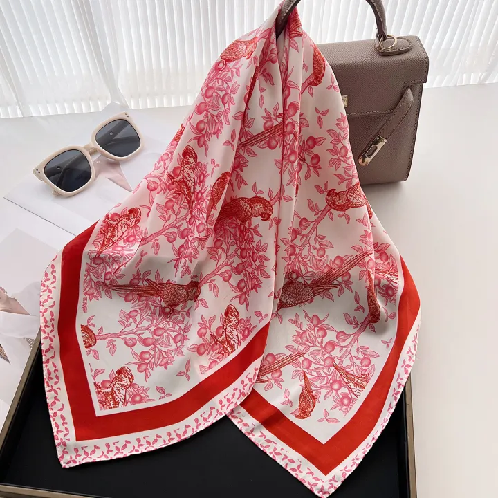 Imitation%20Silk%20Red%20Print%20Square%20Scarf%20For%20Women,%20Bandana%20Spring/Summer%20Luxury%20Scarf,Hair%20Head%20Band%20For%20Dressing%20Up%20Your%20Look%20-%20Image%205