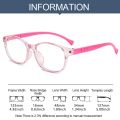 1688 fashion blue light blocking computer glasses with clear lens/unisex kids eyewear/Multicolor optical glasses for girls and men children computer glasses radiation protection glasses/anti-light blue blocking glasses/flexible frame/spare lens. 