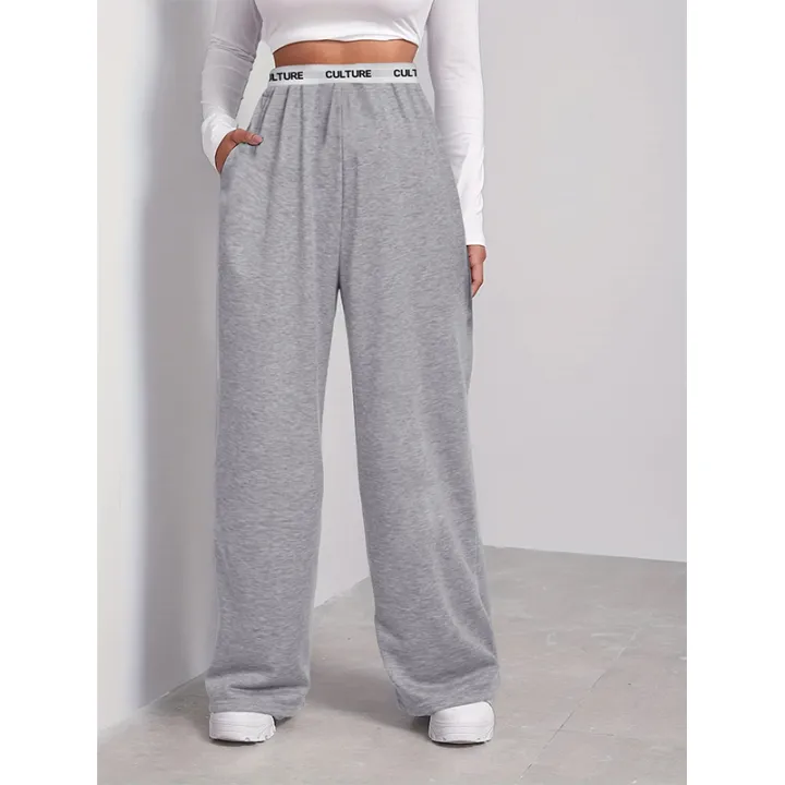 Women's%20Fashion%20Pants%20High%20Waist%20Webbing%20Loose%20Women's%20Wide%20Leg%20Pants%20Solid%20Colour%20Casual%20Female%20Pants%20Autumn%20Daily%20Wear%20-%20Image%204