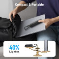 Lemorele SD5 10Gbps USB C NVMe M.2 SSD Enclosure 4TB Portable External Hard Drive Case with Built-in Cable USB 3.2 Gen2.