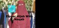 Zipper Hijab with Naqab Ready to wear. 