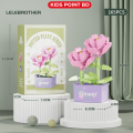Flower Building Blocks Toys for Kids, Flower Bouquet Building Blocks, Building Block Flower Creativity Artificial Flowers Building Toy Set for 6+ Kids, Gift for Children, Friends and Families. 
