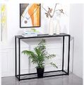 Console Table for Entryway ,Narrow Sofa Tables Entryway Table,black frame white top , Rustic Narrow Entrance ,Console Table, Front Door Console Table Accent Table for Living Room Entryway. 