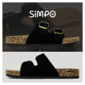 Leather Sandal For Men And Women Beach Sandals 2025 Designer Men's Shoes Women Comfortable Slipper Original Brands Shoes Summer.