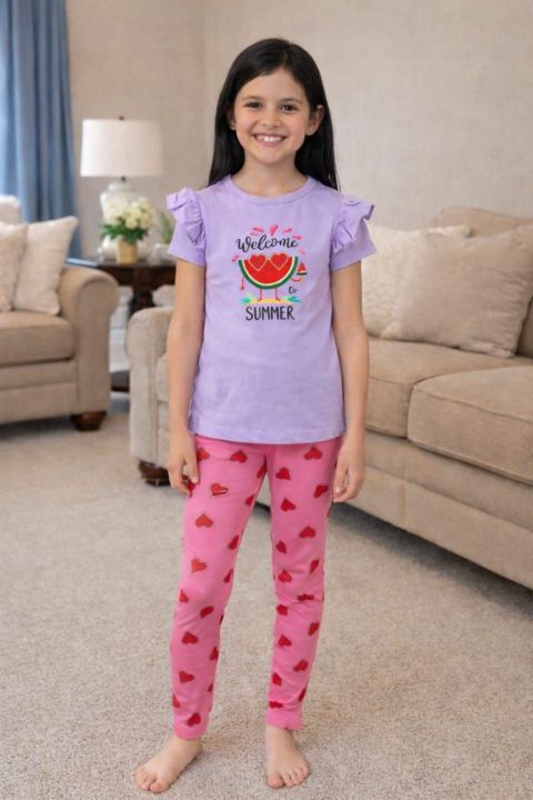 3%20years%20to%2012%20years%20baby%20girls%20summer%20t%20shirt%20set%20-%20Image%204