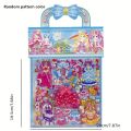 Princess Dress Up Puffy Stickers Pad for Girls Kids Princess Crafts Games 3D Foam Fashion Sticker Activity Playset for Toddlers.