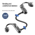 Bone Conduction Headphones TWS Wireless Sports Earphone Bluetooth Headset Handsfree With mic For Running Gaming Headset. 