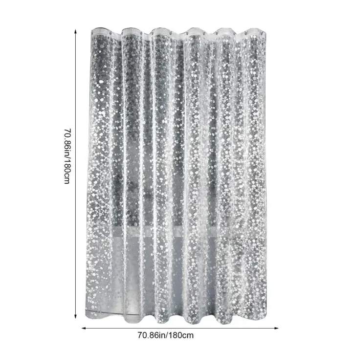 Bathroom%20Shower%20Curtain%20Transparent%20Lining%20Waterproof%20Bathtub%20Bathing%20Cover%20PEVA%20Mildew%20Proof%20Cobblestone%20Curtain%20with%20Hooks%20-%20Image%207