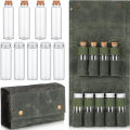 Outdoor Camping Spice Bottle Bag Set Portable Camping Picnic Seasoning Bottle Storage Bag Condiment Jar Seasoning Bottle Holder.