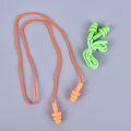 Silicone Ear Plugs Sleep Earplugs Noise Reduction Swimming With Rope. 