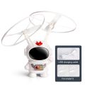 Funny Astronaut Style Mini Infrared Induction Flying Ball Aircraft Helicopter Toy And Spaceship Shape Kids Helicopter Drone. 
