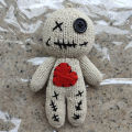 Voodoo Dolls Set with Creepy Revenge Voodoo Doll DIY Halloween Scray Ghost Holder Horror Funny Christmas Ornaments Toys Gift. 