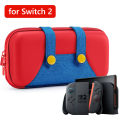 Slim Travel Case for 2025 Switch 2 Accessories, Waterproof EVA Hard Shell Protective Carrying Storage Hand Bag NS 2.