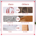 10pcs Clear PVC Gift Bags with Pink Ribbon Plastic Tote Bag Gift Wrap Bag for Wrapping Holiday Gifts  Shopping Birthday Supplies. 