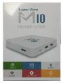 Super View M10 Android 13 TV Box: 4K Ultra HD Streaming, 8GB RAM, Dual-Band WiFi. 