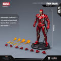 Original Fondjoy Iron Man MK45 Model Kit Infinity Saga Ironman Mark 45 Assembly ABS Joint Movable Kids Toys Boy Birthday .