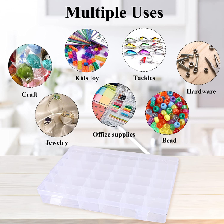 36%20Grids%20Plastic%20Organizer%20Box%20Storage%20Container%20Jewelry%20Box%20with%20Adjustable%20Dividers%20for%20Beads%20Art%20DIY%20Crafts%20Fishing%20Tackles%20-%20Image%206