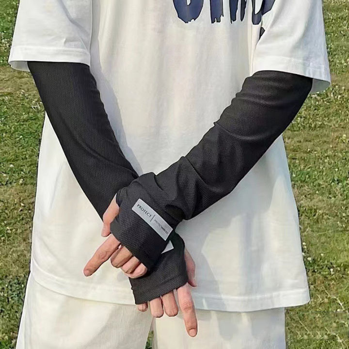 Ice%20Sleeves%20for%20Men's%20Woman%20Sun%20Protection%20Japanese%20Summer%20Outdoor%20UV%20Protection%20Loose%20Arm%20Sleeves%20Driving%20Outdoor%20Gloves%20-%20Image%202