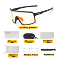 Photochromic Cycling Glasses Sunglasses Men Women Mountain Bike Road Eyewear UV400 Bicycle Riding Outdoor Sports Hiking Goggles.