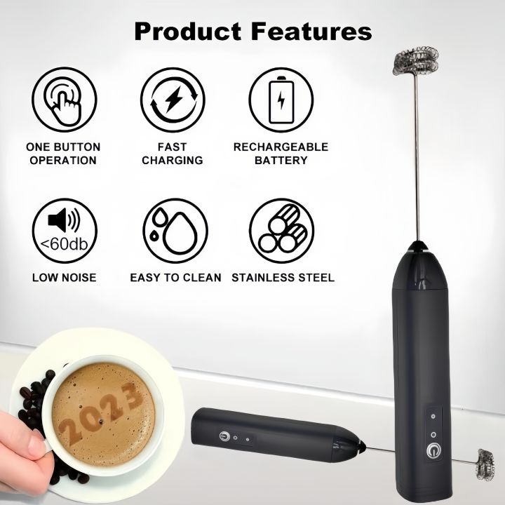 MINI%20Milk%20Frother%20USB%20Rechargeable%203%20Speeds%20Foam%20Maker%20Coffee%20Whisk%20Mixer%20Electric%20Handle%20Blender%20Egg%20Beater%20-%20Image%202