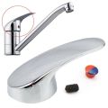 Basin sink Lever handle Metal for Tap basin mixer sink mixer faucet for Bathroom and Kitchen metal chrome bathroom kitchen accessories. 