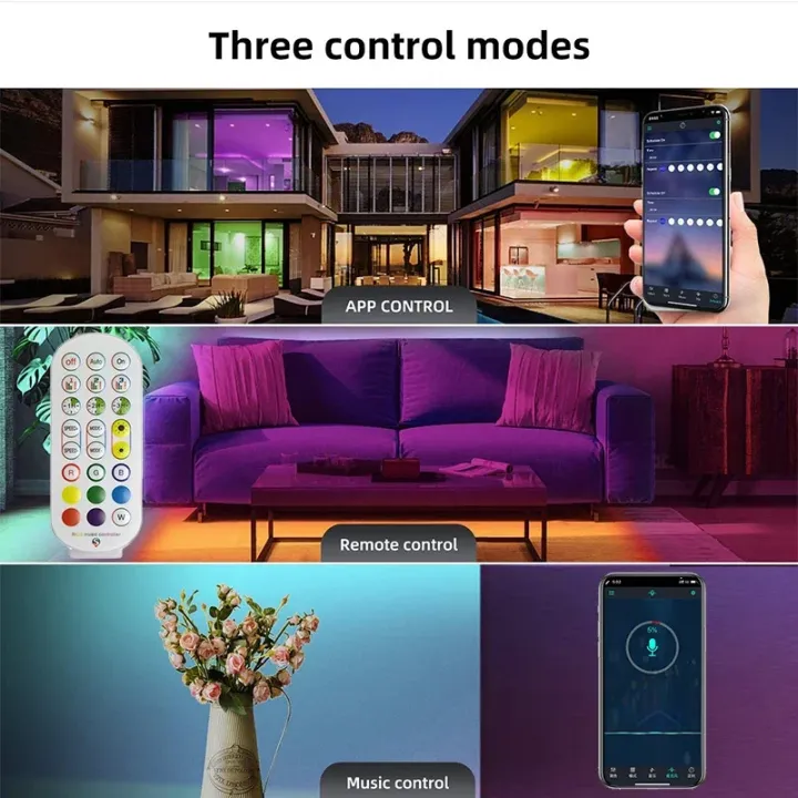 USB%205V%20RGB%20Neon%20LED%20Strip%20Lights%205M%20Bluetooth%20Smart%20Control%20Flexible%20Tape%20for%20Ambient%20Lighting%20-%20Image%203