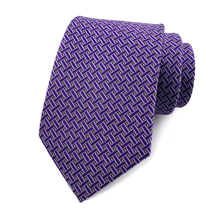 New%208CM%20Mens%20Tie%20Necktie%20Polka%20Dot%20Solid%20Ties%20For%20Man%20Groom%20Groomsman%20Jacquard%20Woven%20Ascot%20Neck%20Tie%20Formal%20Business%20Party%20-%20Image%204