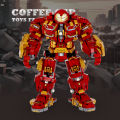 Superheroes Mecha DIY Building Blocks Movie Mech Hero 3D Model Armor Iron Robot MOC Bricks Toys For Adult Kid Boy Christmas Gift. 